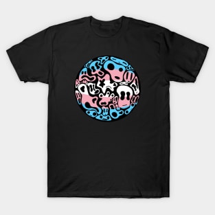 Transgender Pride - Ghost Bubble T-Shirt